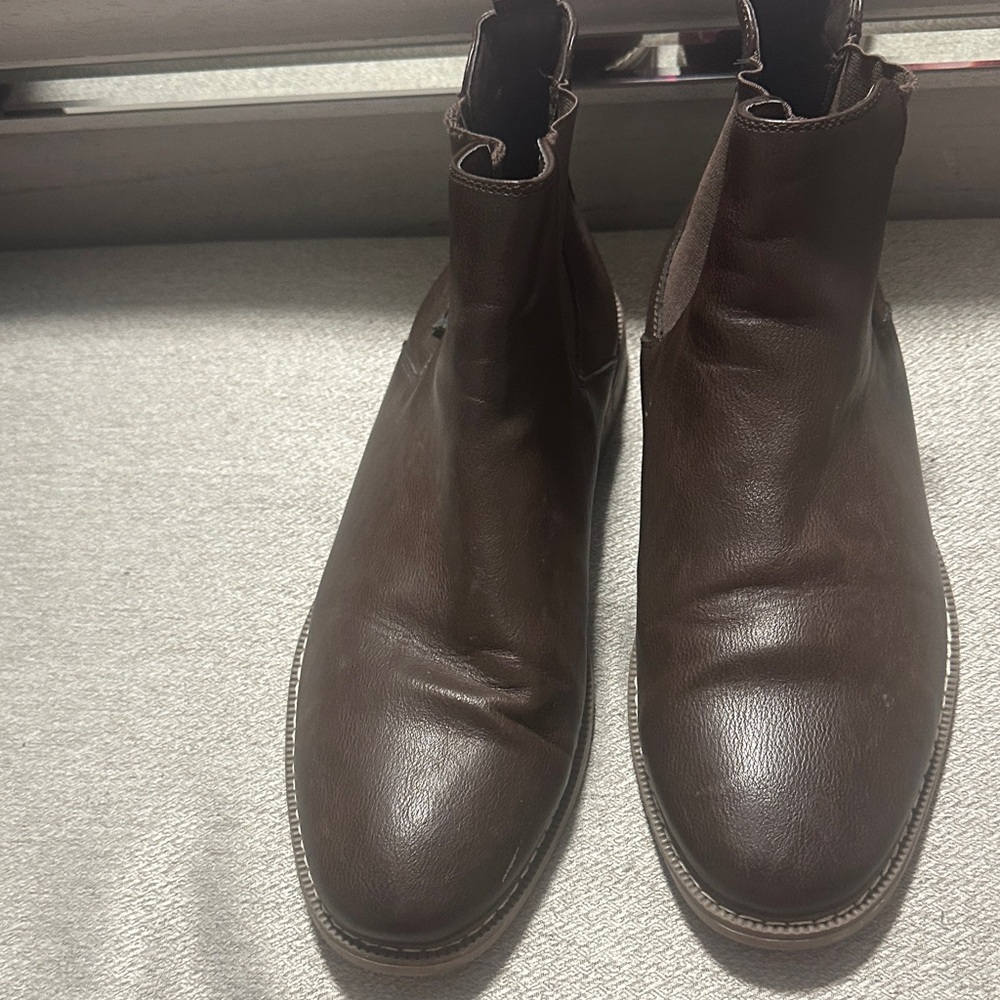 Men's Brown Leather Chelsea Boots